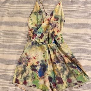 OH MY LOVE Multi-colored summer romper